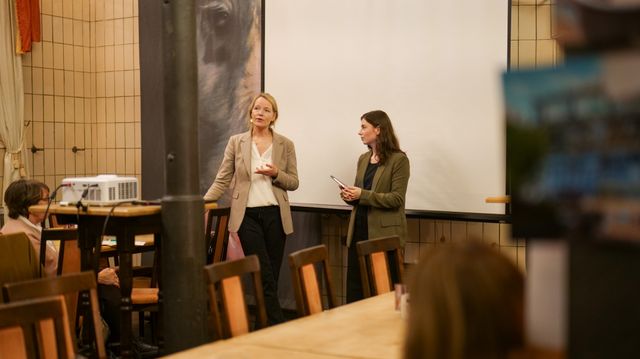 Thekla Walker zu Besuch in Nürtingen